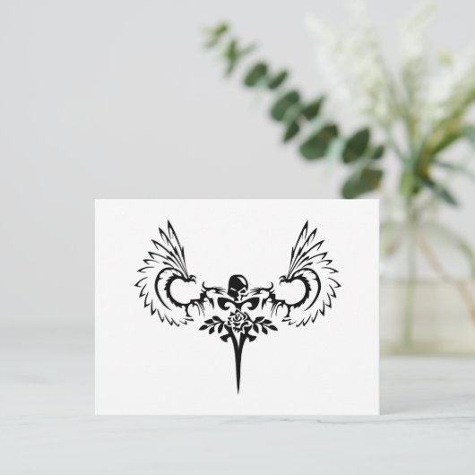 Carte Postale Logo du studio de conception ANgel Fallen (Debout devant)