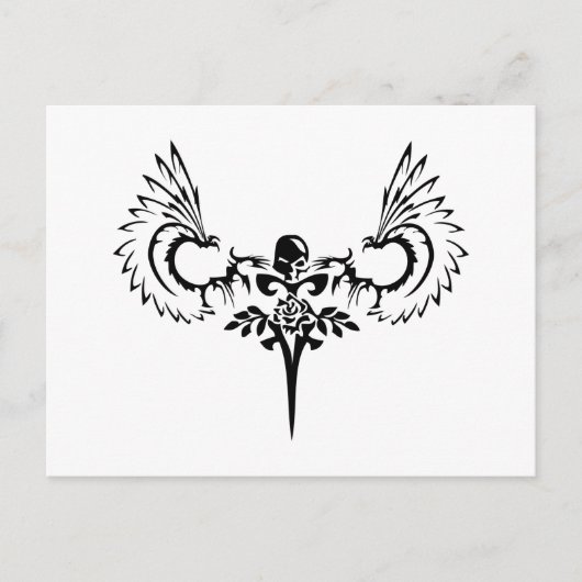 Carte Postale Logo du studio de conception ANgel Fallen (Devant)