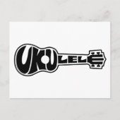 Carte Postale Logo d'Ukulele (Devant)