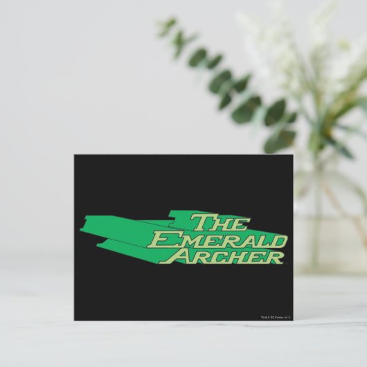 Carte Postale Logo Emerald Archer (Debout devant)