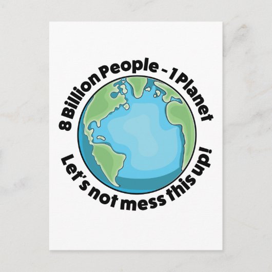 Carte Postale Logo Environnement (Devant)