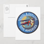Carte Postale Logo Explorez Los Angeles (Devant / Derrière)