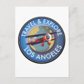 Carte Postale Logo Explorez Los Angeles (Devant)