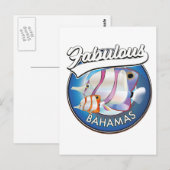Carte Postale Logo fabuleux des Bahamas (Devant / Derrière)