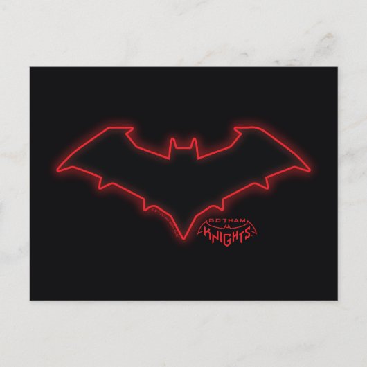 Carte Postale Logo Gotham Knights Red Hood (Devant)