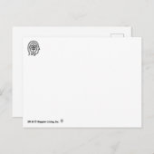 Carte postale Logo Happier Living (Devant / Derrière)