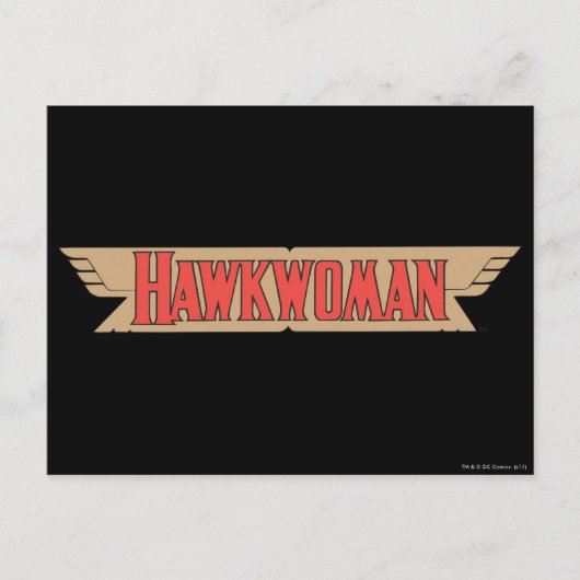 Carte Postale Logo Hawkwoman (Devant)