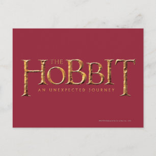 Carte Postale Logo Hobbit Texturé