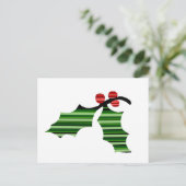 Carte postale Logo Holly Leaf (Debout devant)