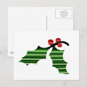 Carte postale Logo Holly Leaf (Devant / Derrière)