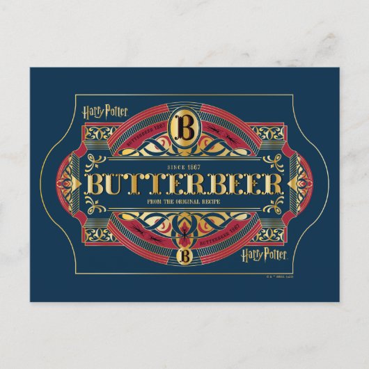 Carte Postale Logo horizontal BUTTERBEER™ (Devant)