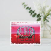 Carte Postale Logo Huber Tractor (Debout devant)