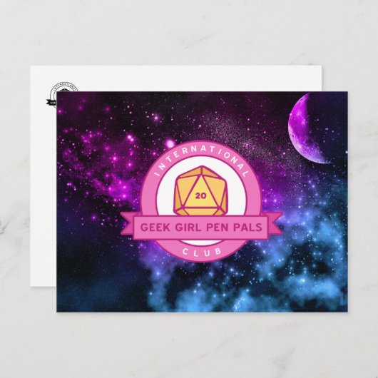 Carte postale Logo IGGPPC "Out of this World" (Devant / Derrière)