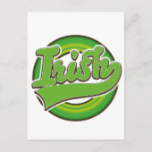 Carte Postale Logo irlandais. (Devant)