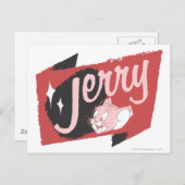 Carte Postale Logo Jerry Red et Black (Devant / Derrière)