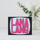 Carte Postale Logo Lana Lang (Debout devant)