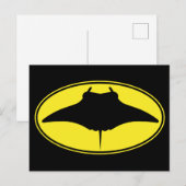 Carte Postale Logo Manta Ray (Devant / Derrière)