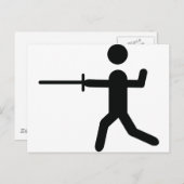 Carte Postale logo noir (Devant / Derrière)