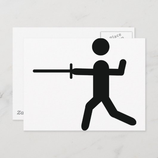 Carte Postale logo noir (Devant / Derrière)