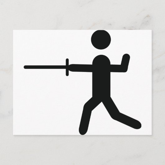 Carte Postale logo noir (Devant)