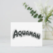 Carte Postale Logo noir Aquaman Grunge (Debout devant)
