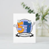 Carte Postale Logo officiel 57 Anniversaire (Debout devant)