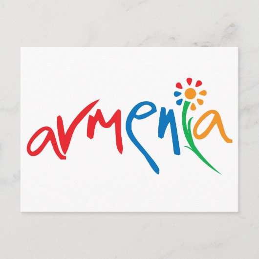 Carte Postale Logo officiel arménien (Devant)