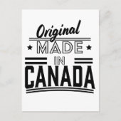 Carte Postale Logo Original Fabriqué au Canada (Devant)