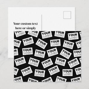 Carte Postale Logo ou photo placés aléatoirement