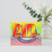 CARTE POSTALE LOGO PARAMEDIA (Debout devant)