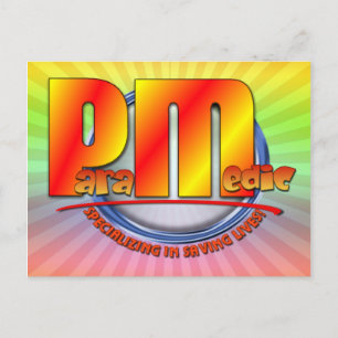 CARTE POSTALE LOGO PARAMEDIA