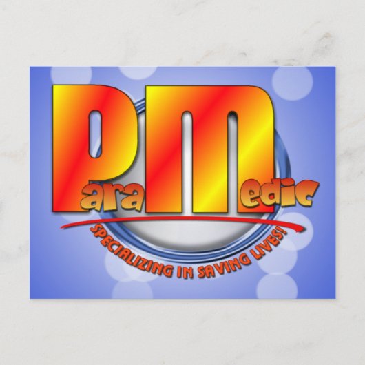 CARTE POSTALE LOGO PARAMEDIA (Devant)