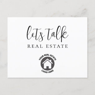 Carte Postale Logo Parlons Immobilier