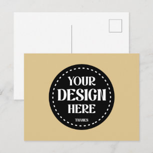 Carte Postale Logo personnalisé moderne pour l'image de marque d