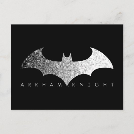 Carte Postale Logo Pixel Batman Arkham Knight (Devant)