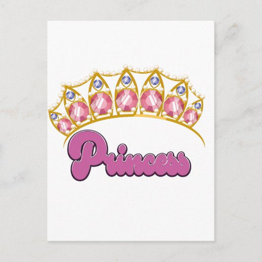 Carte Postale logo Princesse Tiara (Devant)