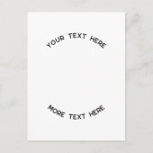 Carte Postale Logo promotionnel (Devant)