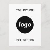 Carte Postale Logo promotionnel (Devant)