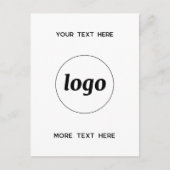 Carte Postale Logo promotionnel (Devant)