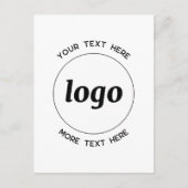 Carte Postale Logo promotionnel (Devant)