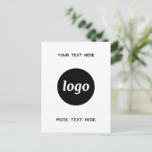 Carte Postale Logo promotionnel (Debout devant)