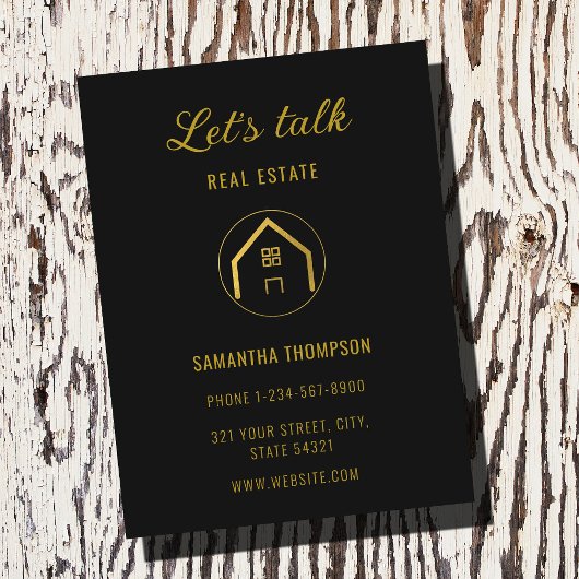 Carte postale Logo promotionnel immobilier profess