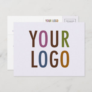 Carte Postale Logo promotionnel personnalisé de l'entreprise