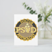 Carte Postale LOGO PsyD - DOCTEUR EN PSYCHOLOGIE (Debout devant)