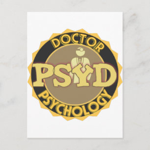 Carte Postale LOGO PsyD - DOCTEUR EN PSYCHOLOGIE