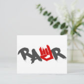 Carte Postale Logo Rawr - Emo, goth, alternative, rock, grunge (Debout devant)