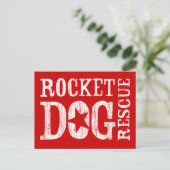 Carte Postale Logo RDR (étoile blanche) (Debout devant)