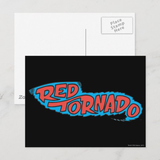 Carte Postale Logo Red Tornado (Devant / Derrière)