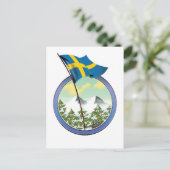 Carte Postale Logo rétro de Suède (Debout devant)