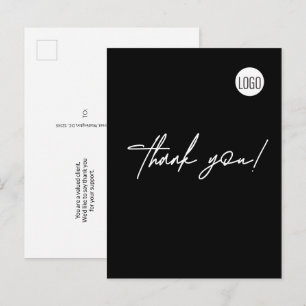 Carte Postale Logo Simple Personnalisé pour Entreprise de Constr